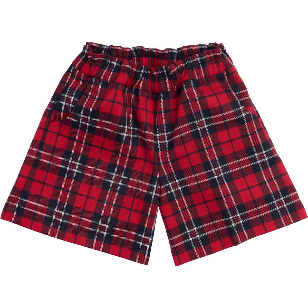 Short Set Tartan Blue Hearts