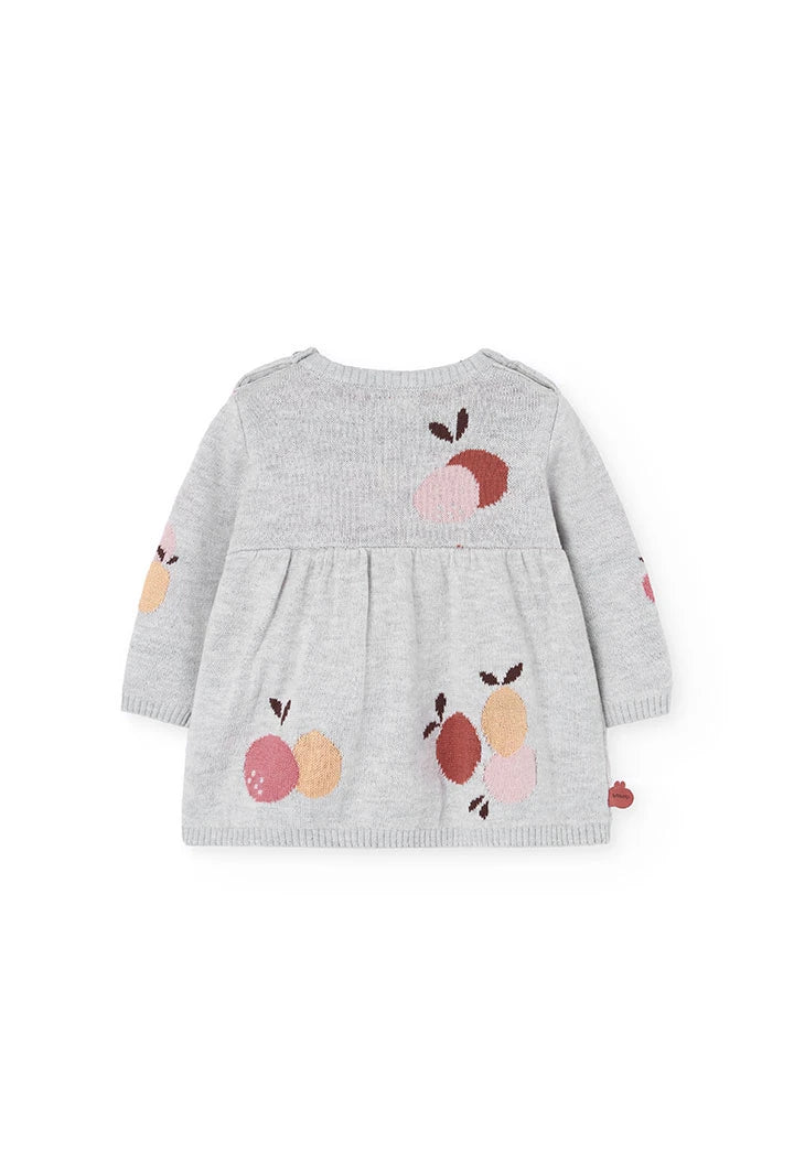 Dress Grey Fruits