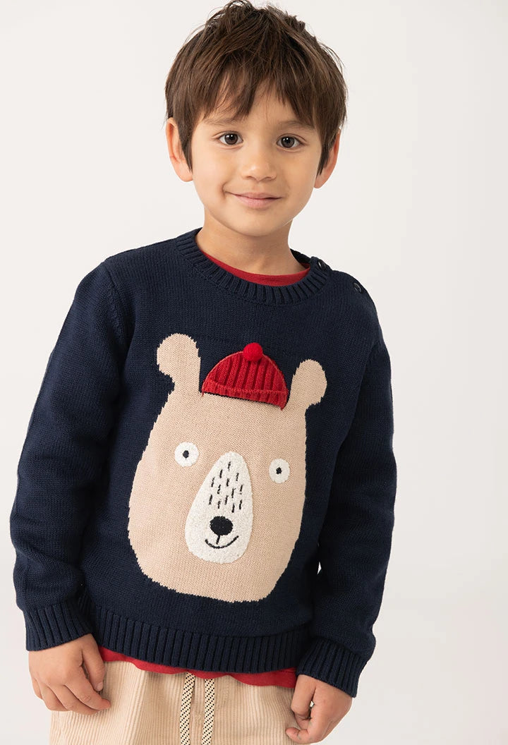 Sweater Navy Bear