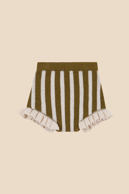 Bloomer Set Green Stripes