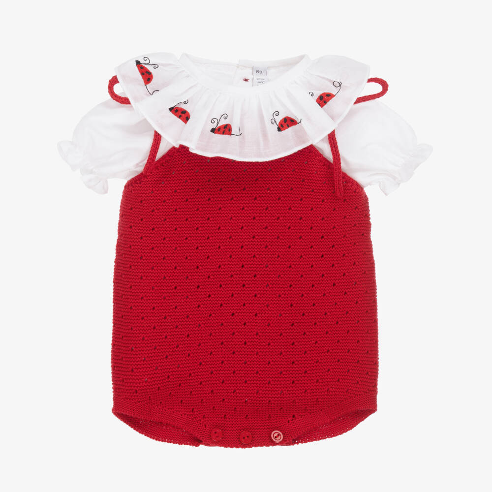 Knit Romper Mariquitas
