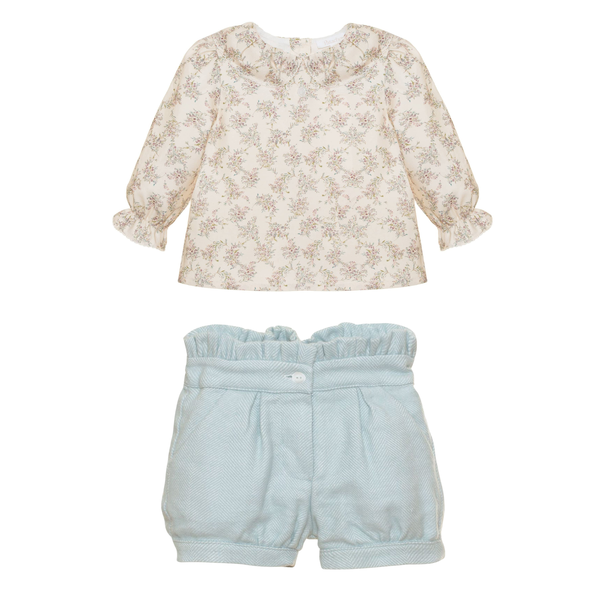 Short Set Ivory Floral