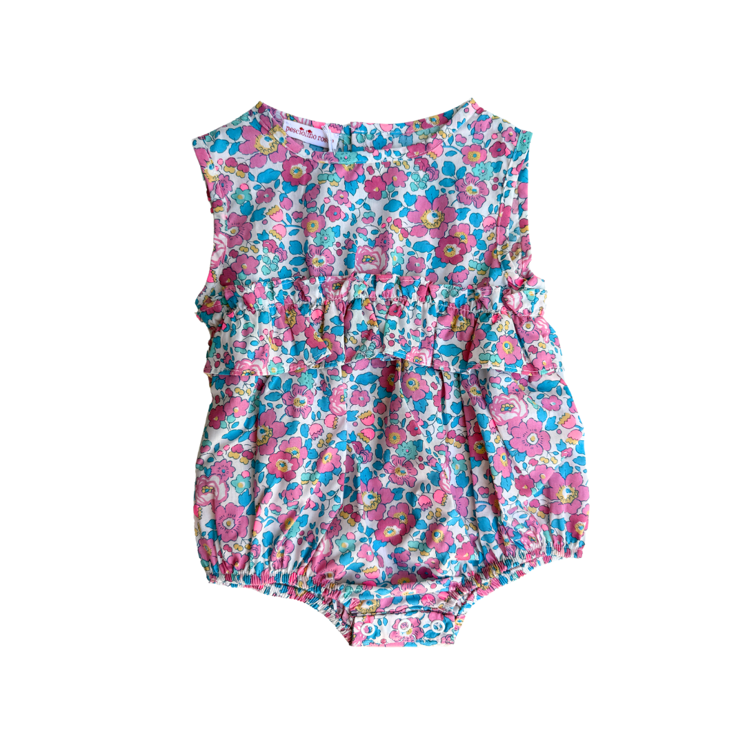 Romper Betsy Blue Fluor