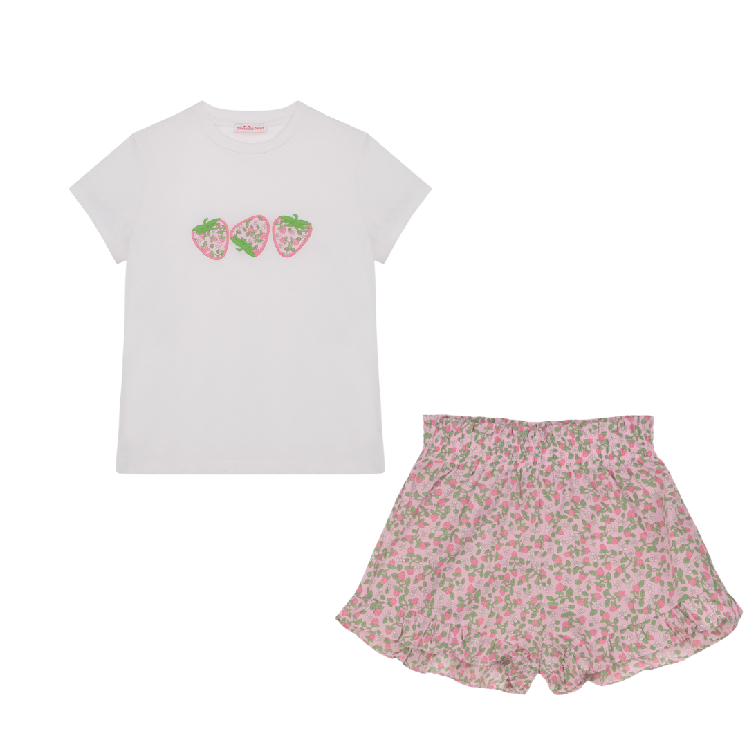 Short Set Strawberry Liberty