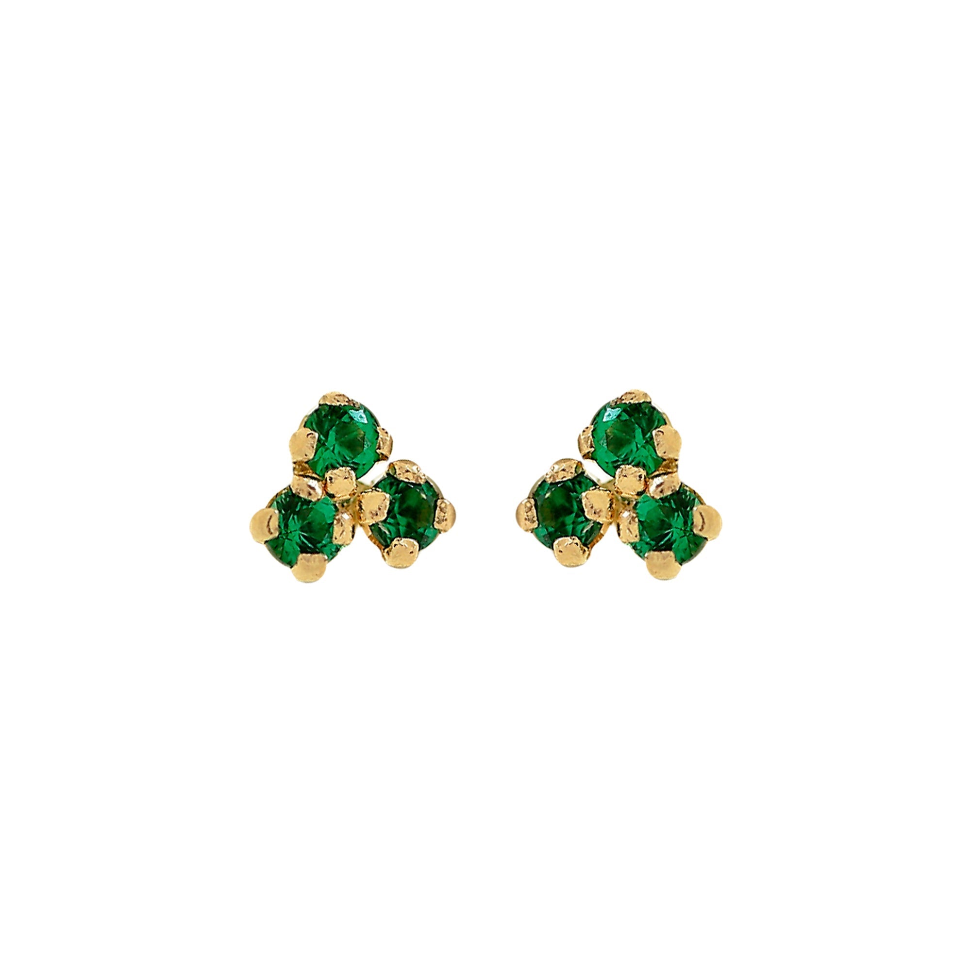 PIA EARRINGS -GREEN-