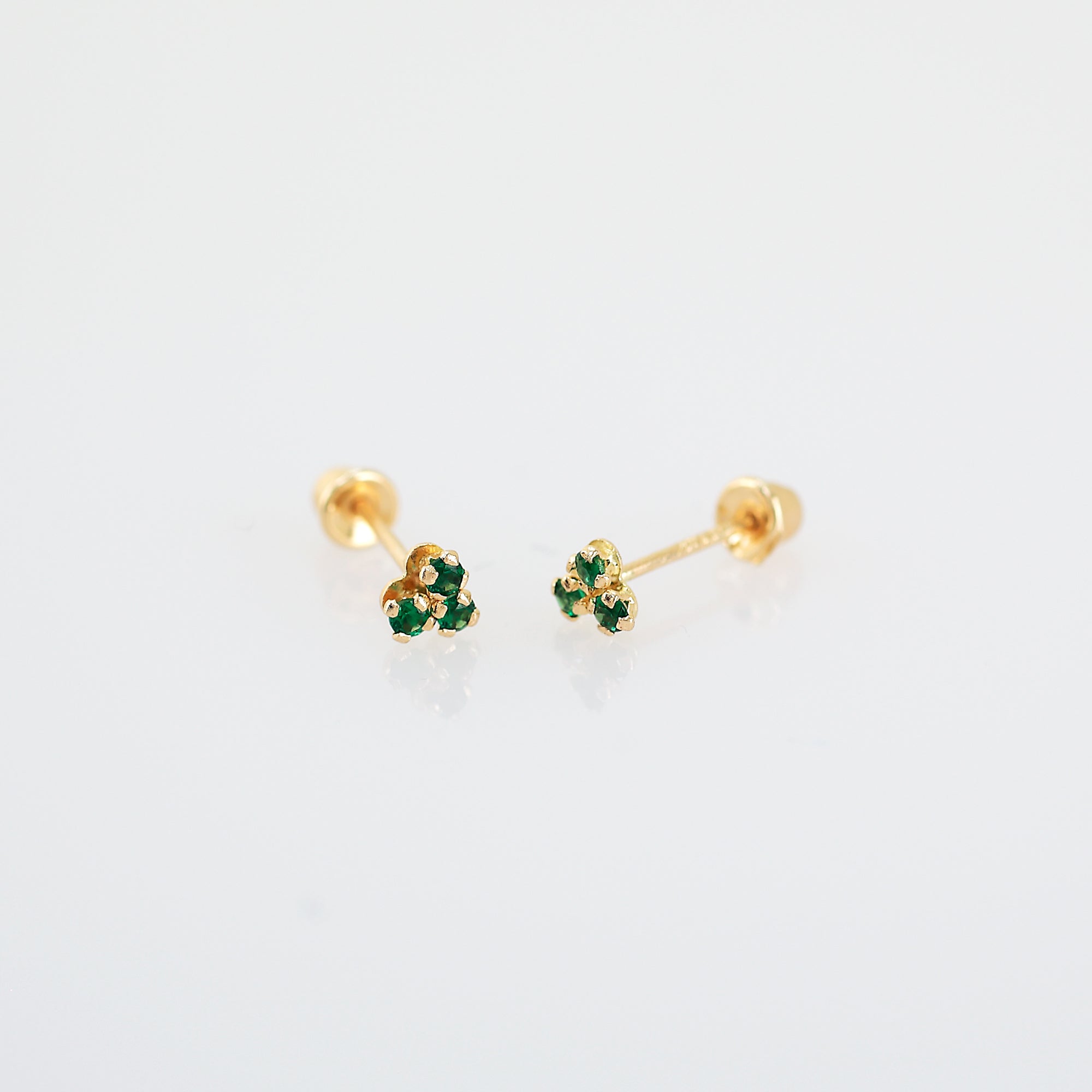 PIA EARRINGS -GREEN-