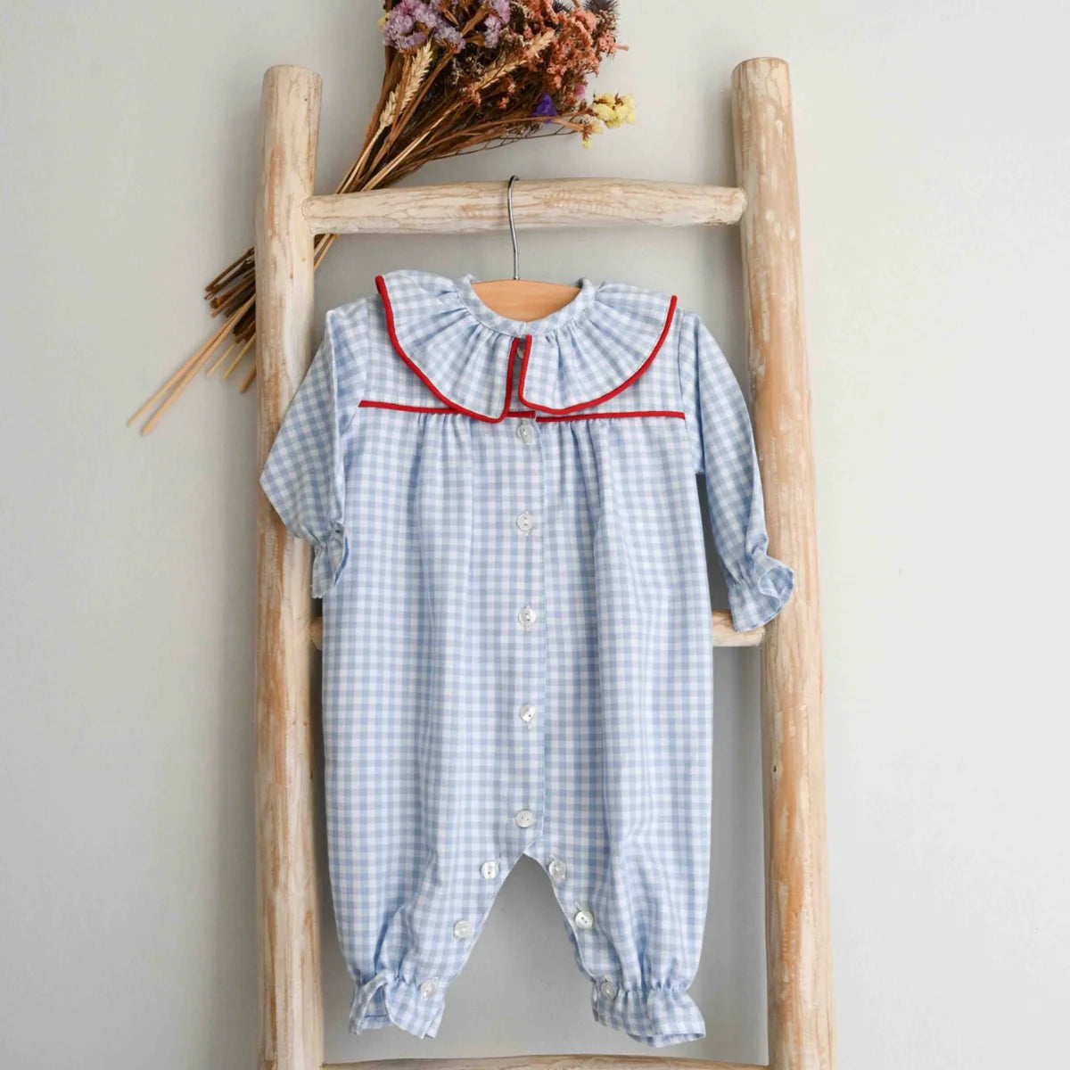 Pajama Blue Gingham Girl