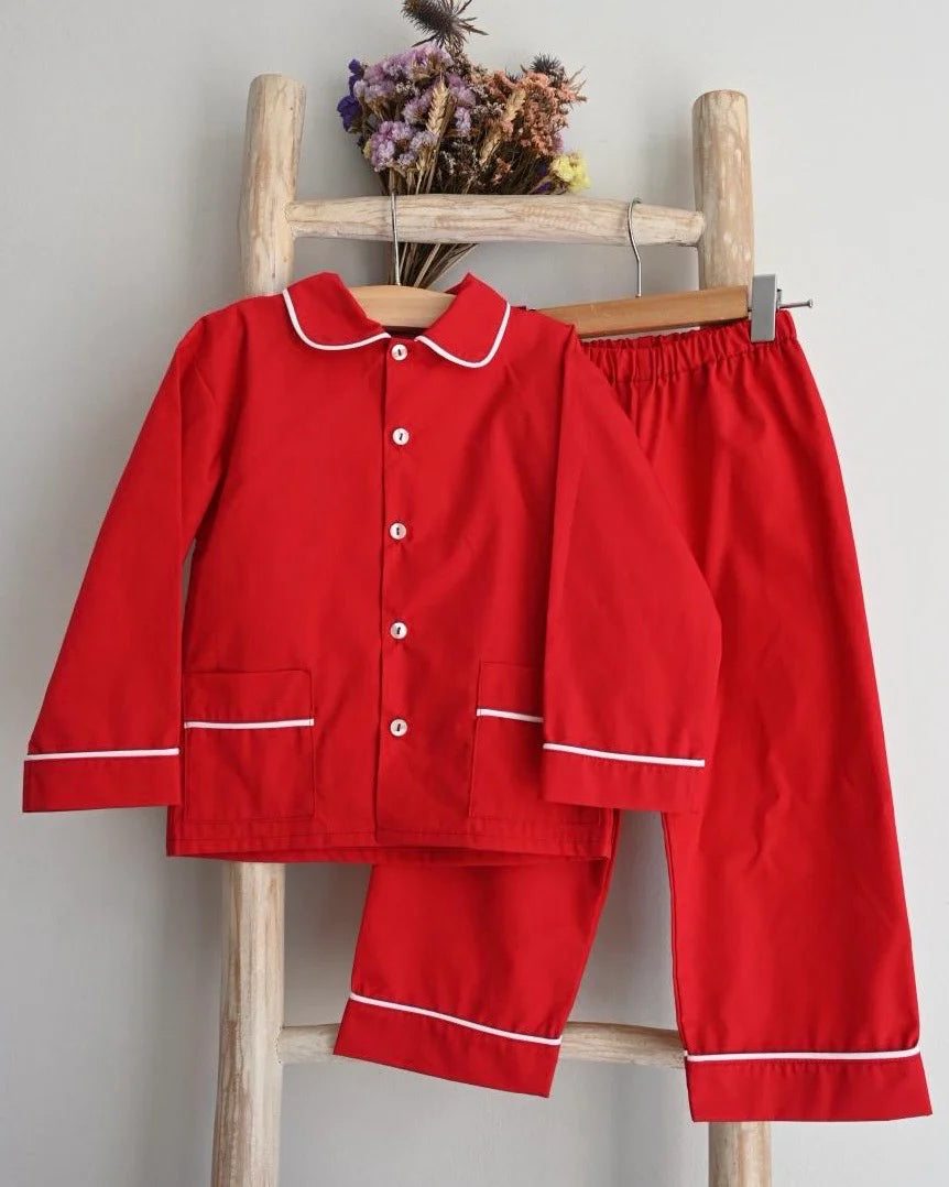 Pajama Red Boy- 2pc