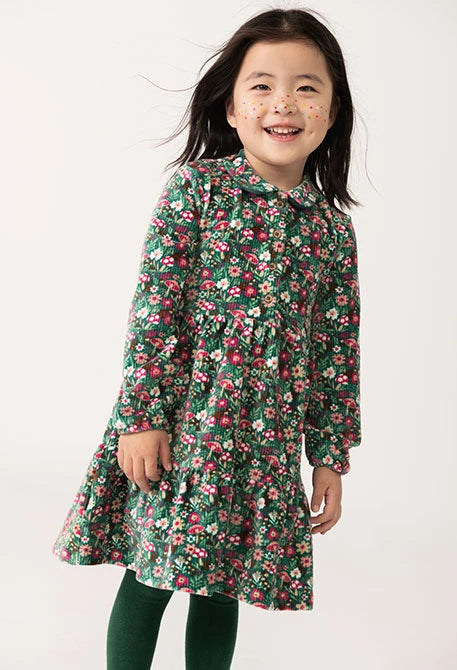 Dress Green Flowers