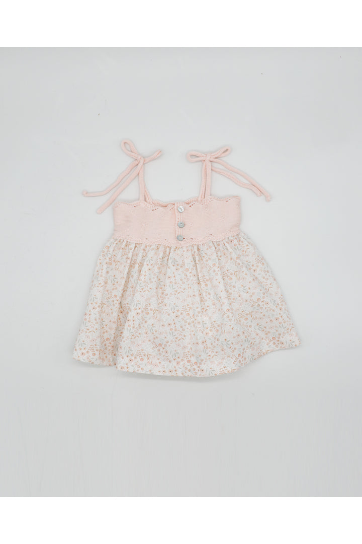 Knit Dress Mandarina- 2pc