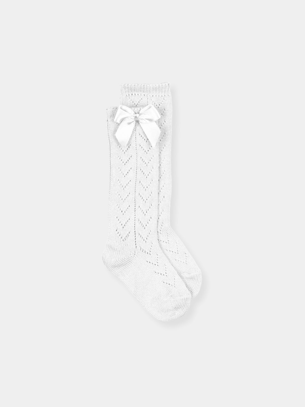 Knee Socks V Pattern- Bow