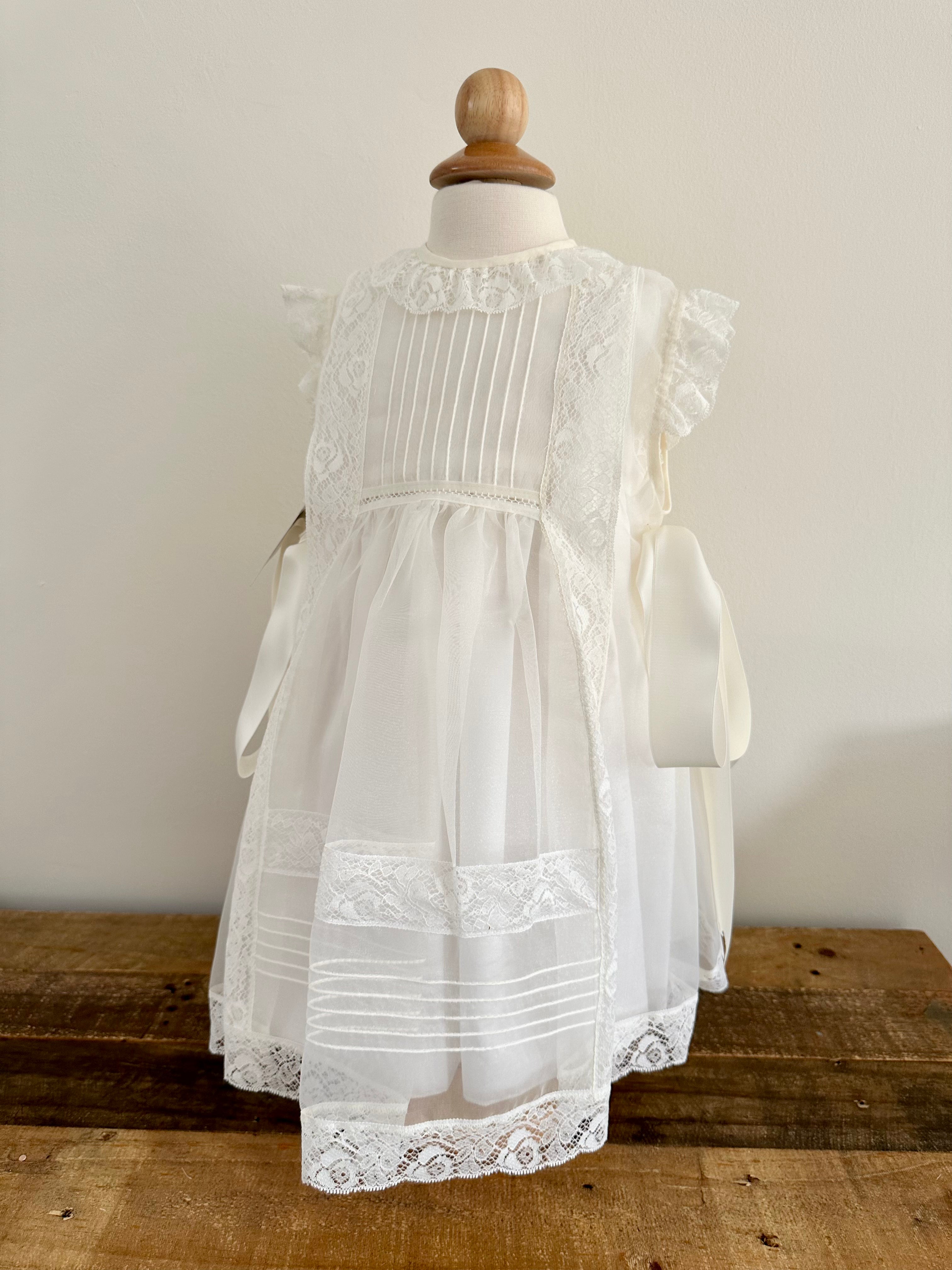 Christening Gown Ava- 2pc